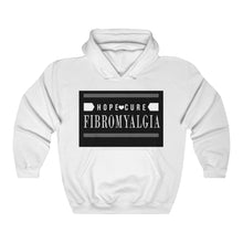 Load image into Gallery viewer, The Fibro Spot 'Hope/Cure/Fibromyalgia' Unisex Hoodie
