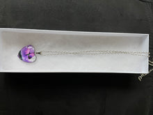 Load image into Gallery viewer, The Fibro Spot Awareness Necklace - Butterfly Under Glass