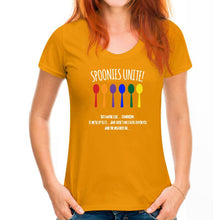 Load image into Gallery viewer, The Fibro Spot 'Spoonies Unite' Tee for Women