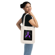 Load image into Gallery viewer, The Fibro Spot 'Just Cure It' Awareness Tote Bag