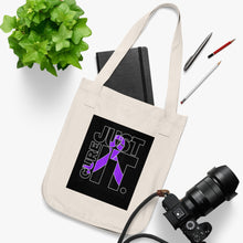 Load image into Gallery viewer, The Fibro Spot 'Just Cure It' Awareness Tote Bag