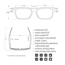 Load image into Gallery viewer, The Fibro Spot Wireless Bluetooth Smart Glasses