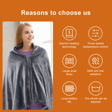 Load image into Gallery viewer, The Fibro Spot USB Electric Heating Blanket Shawl