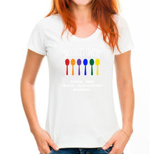 Load image into Gallery viewer, The Fibro Spot &#39;Spoonies Unite&#39; Tee for Women
