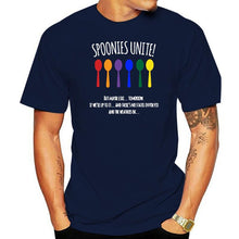 Load image into Gallery viewer, The Fibro Spot &#39;Spoonies Unite&#39; Tee for Men

