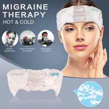 Load image into Gallery viewer, The Fibro Spot Migraine Hot/Cold Head Wrap
